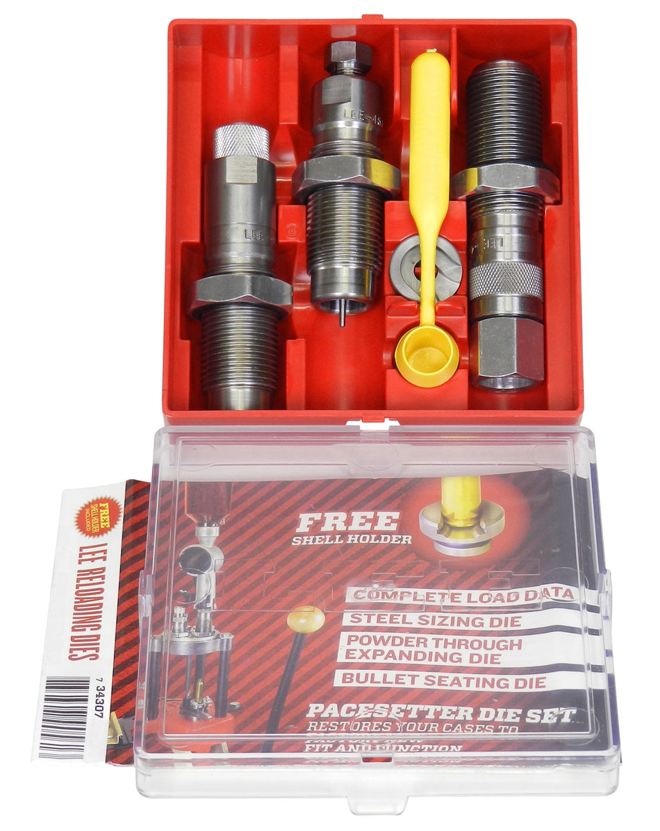 Lee Precision 90563 Pacesetter 3-Die Set 375 Win Reloading Dies