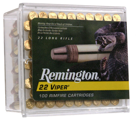 Remington Viper High Velocity Truncated Cone Solid 36 Grain .22 Long Rifle 1410 fps