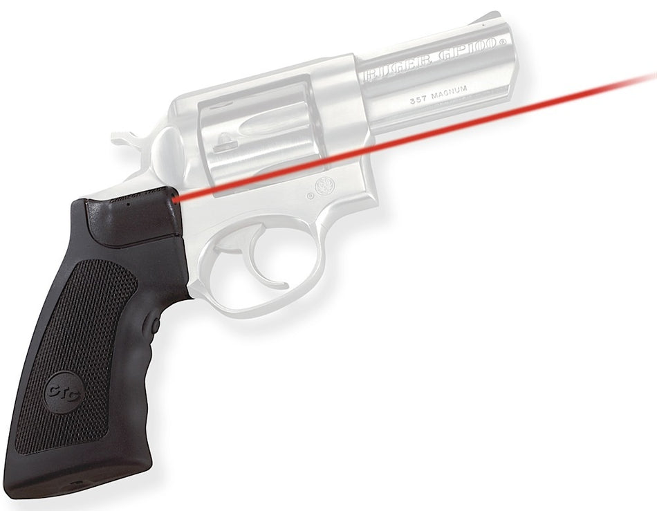 Crimson Trace 011790 Ruger GP100 Super Redhawk Alaskan Lasergrips, Red Laser 5mW Black Polymer
