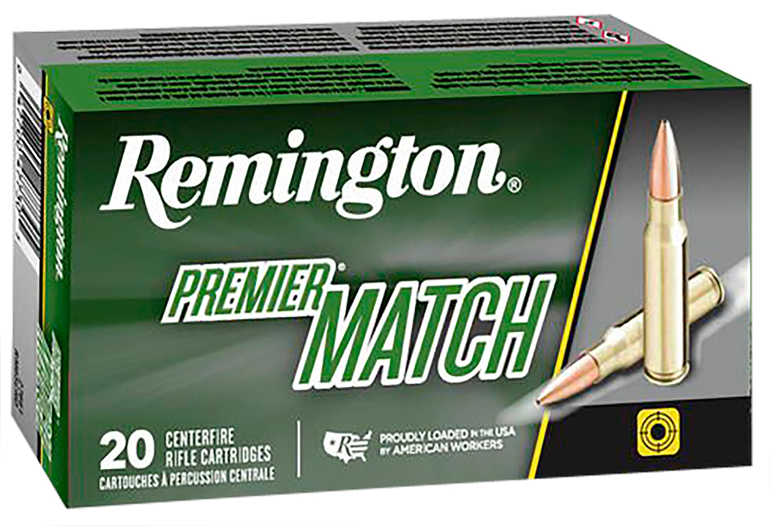 Remington Premier Match 6.5mm Creedmoor 140 grain Sierra MatchKing Open Tip Match ammunition