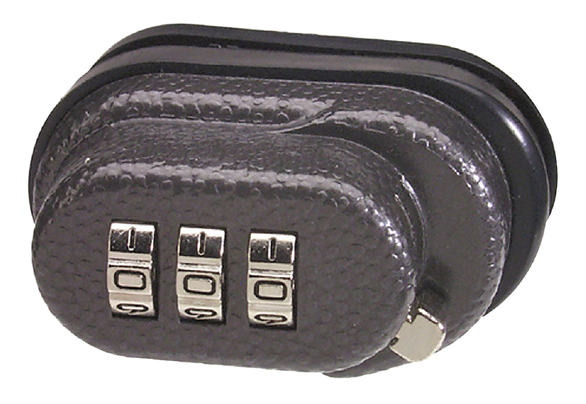 Master Lock 94DSPT Resettable 3-Dial Combination Trigger Guard Lock Gray