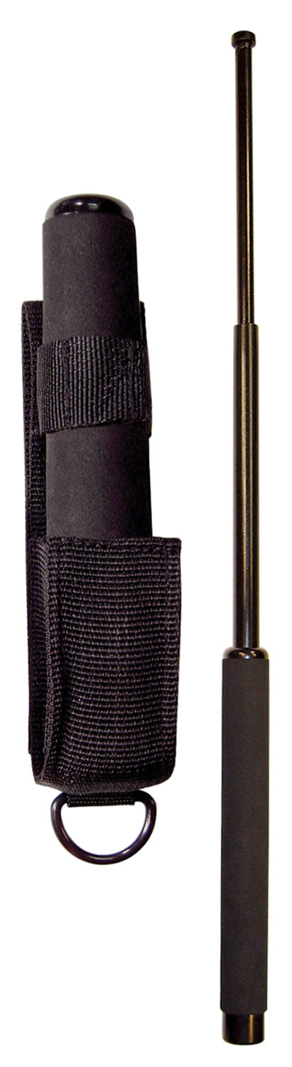 PSP Expandable Steel Baton 26 Inch Black Rubber Handle Included Sheath