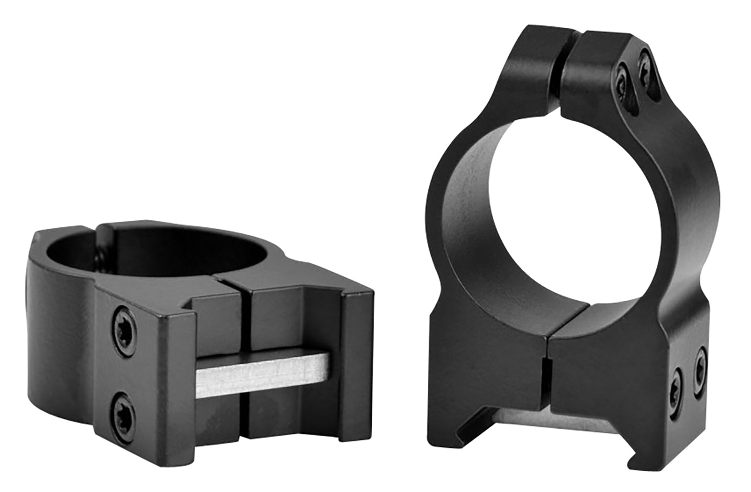 Warne 201M 1" Maxima Vertical Scope Rings Medium Height Matte Black 0 MOA