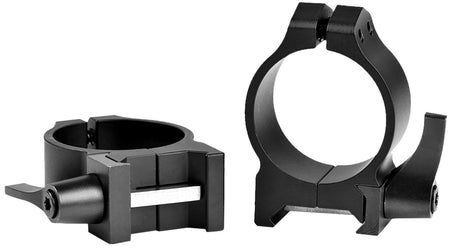 Warne 213LM 30mm Maxima Vertical Scope Rings Low Quick Detach Matte Black 0 MOA