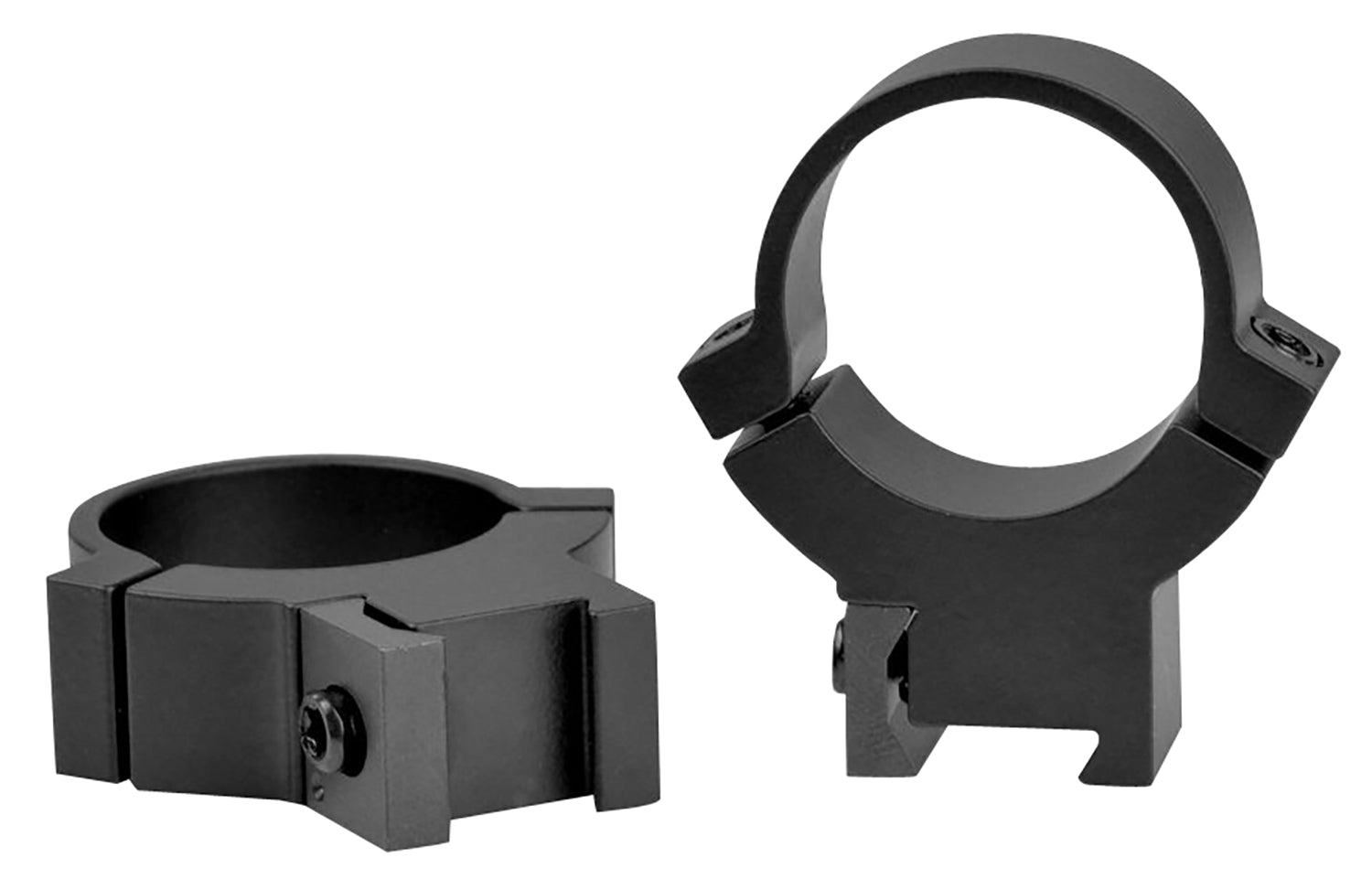 Warne 722M Rimfire 1-Inch High Steel Scope Rings Matte Black 3/8"/11mm Dovetail 0 MOA