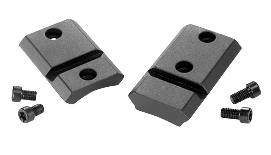 Warne M918918M Maxima Two-Piece Weaver-Style Matte Steel Scope Base for Browning A-Bolt/Sako A7