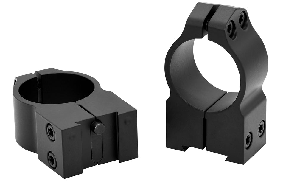 Warne 2TM Maxima Matte Black 1" High Scope Rings Vertical Split Dovetail Fits Tikka 3TX/3T/695
