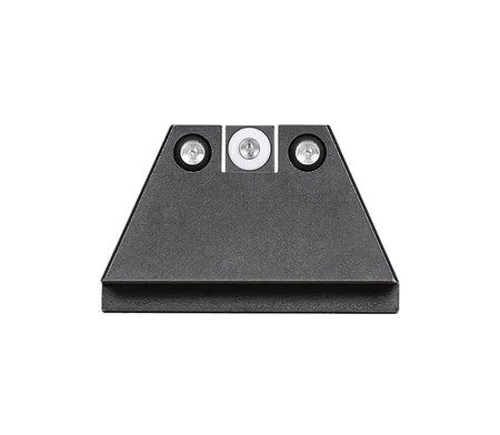 Night Fision Tritium Suppressor Height Sights for Glock 17/17L/19 - Green/White Front, Green/Black Rear