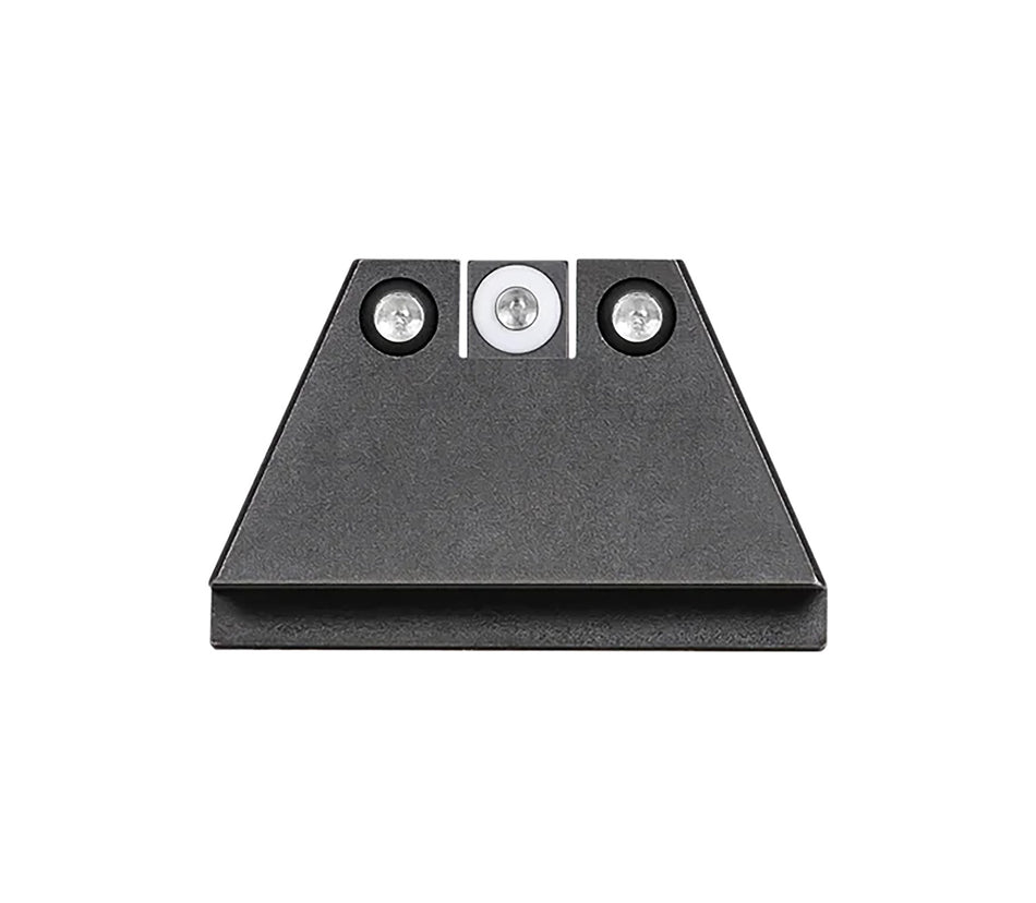 Night Fision Tritium Suppressor Height Sights for Glock 17/17L/19 - Green/White Front, Green/Black Rear