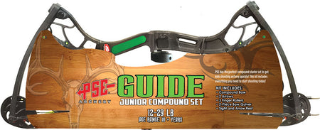 PSE Guide Youth Compound Bow Set 12-29 lb Black with Accessories