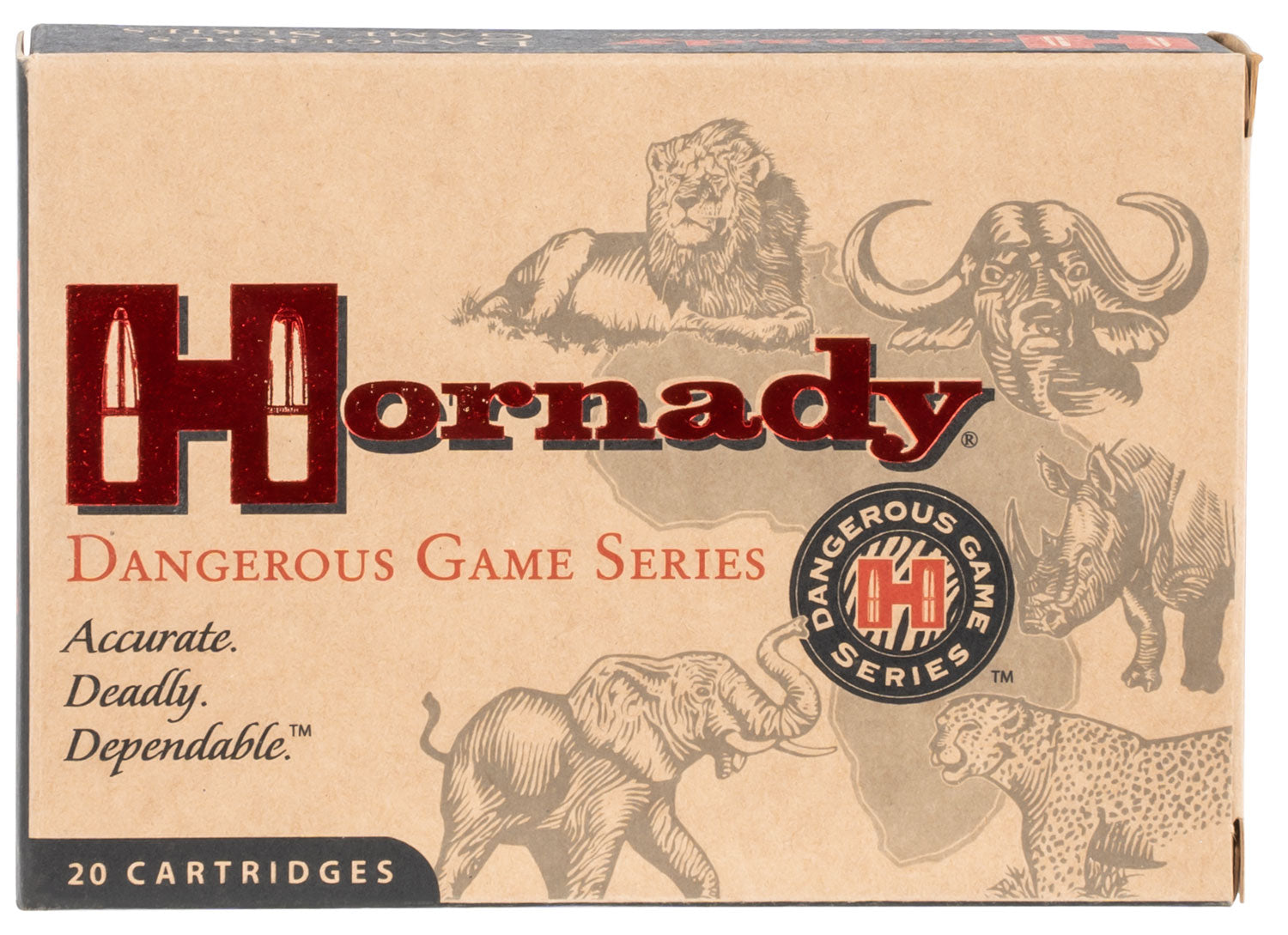 Hornady Dangerous Game Dangerous Game Solid 400 Grain .450-400 Nitro Express 2050 fps