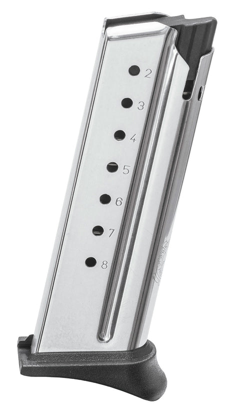 Springfield Armory XD-E 9mm Luger 8rd Stainless Magazine XDE0908H Extended Floor Plate