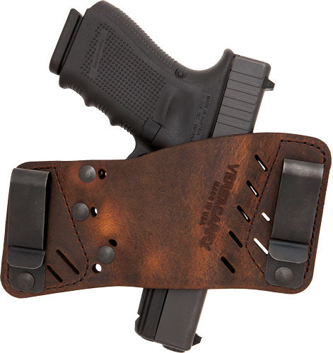 VersaCarry RS S3 OWB IWB FlexVent Ambidextrous Multi-Fit Leather Holster Brown