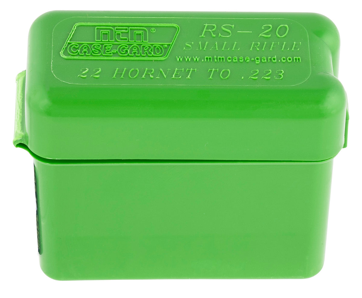 MTM Case-Gard RL2010 Belt Style Multi-Caliber Rifle Ammo Case Green 20 Round