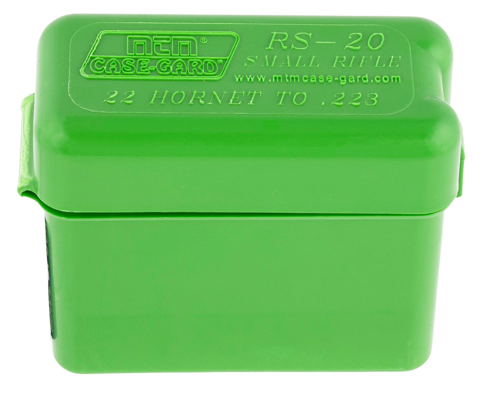 MTM Case-Gard RL2010 Belt Style Multi-Caliber Rifle Ammo Case Green 20 Round