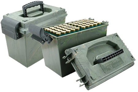 MTM Case-Gard SD-100 Wild Camo Shotshell Dry Box 12 Gauge Polypropylene 100 Round