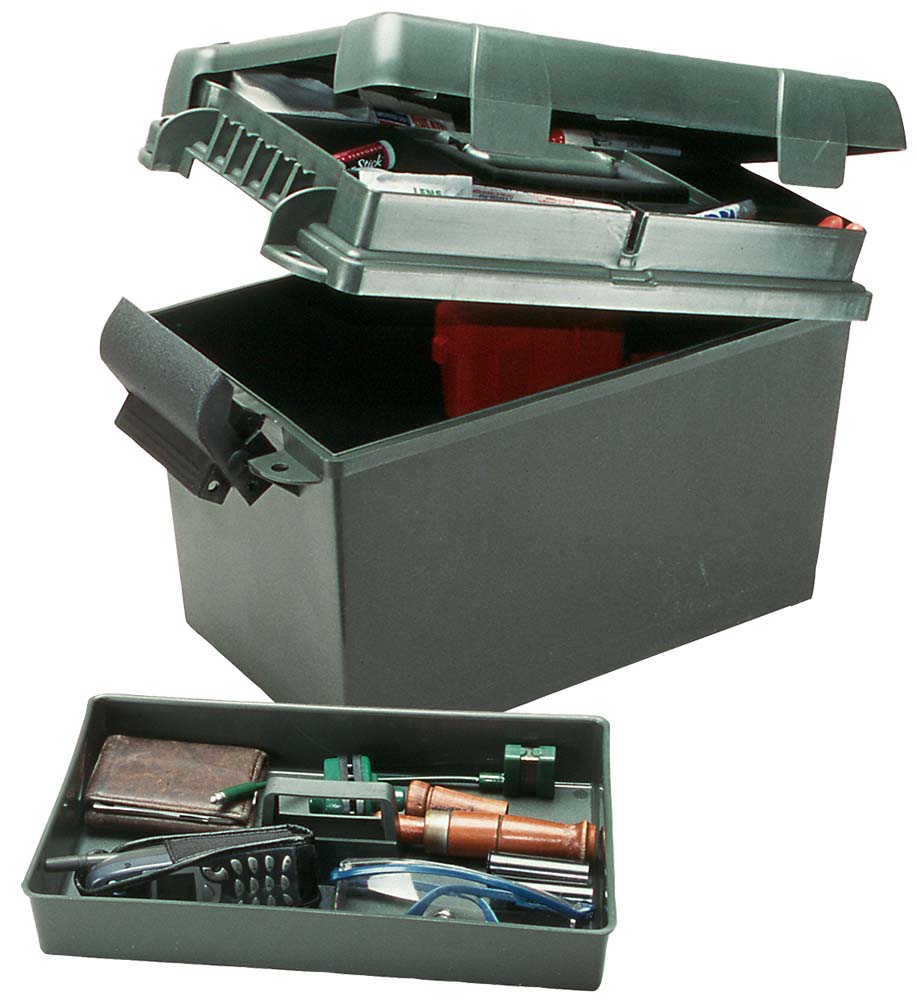 MTM Case-Gard SPUD111 Sportsmen's Plus Outdoor Utility Dry Box Forest Green Polypropylene