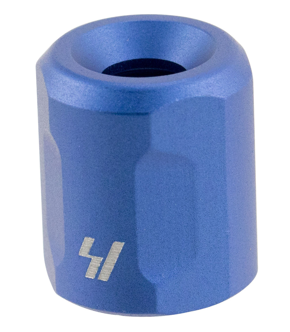Strike Barrel Thread Protector Blue Aluminum 1/2-28 TPI AR Platform 223 Rem 5.56x45mm NATO