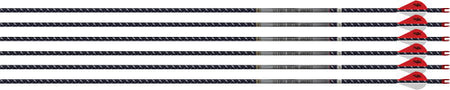 Easton 4MM Full Metal Jacket 400 Arrow 6-Pack Blazer Vanes