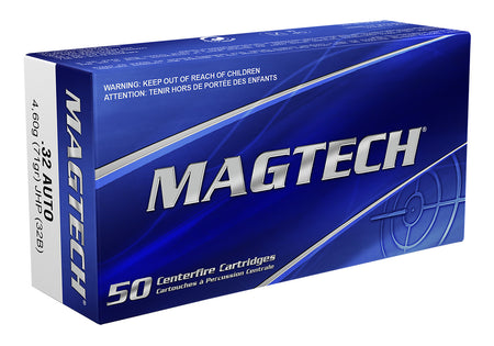 Magtech Range/Training Jacketed Hollow Point 71 Grain .32 ACP 905 fps