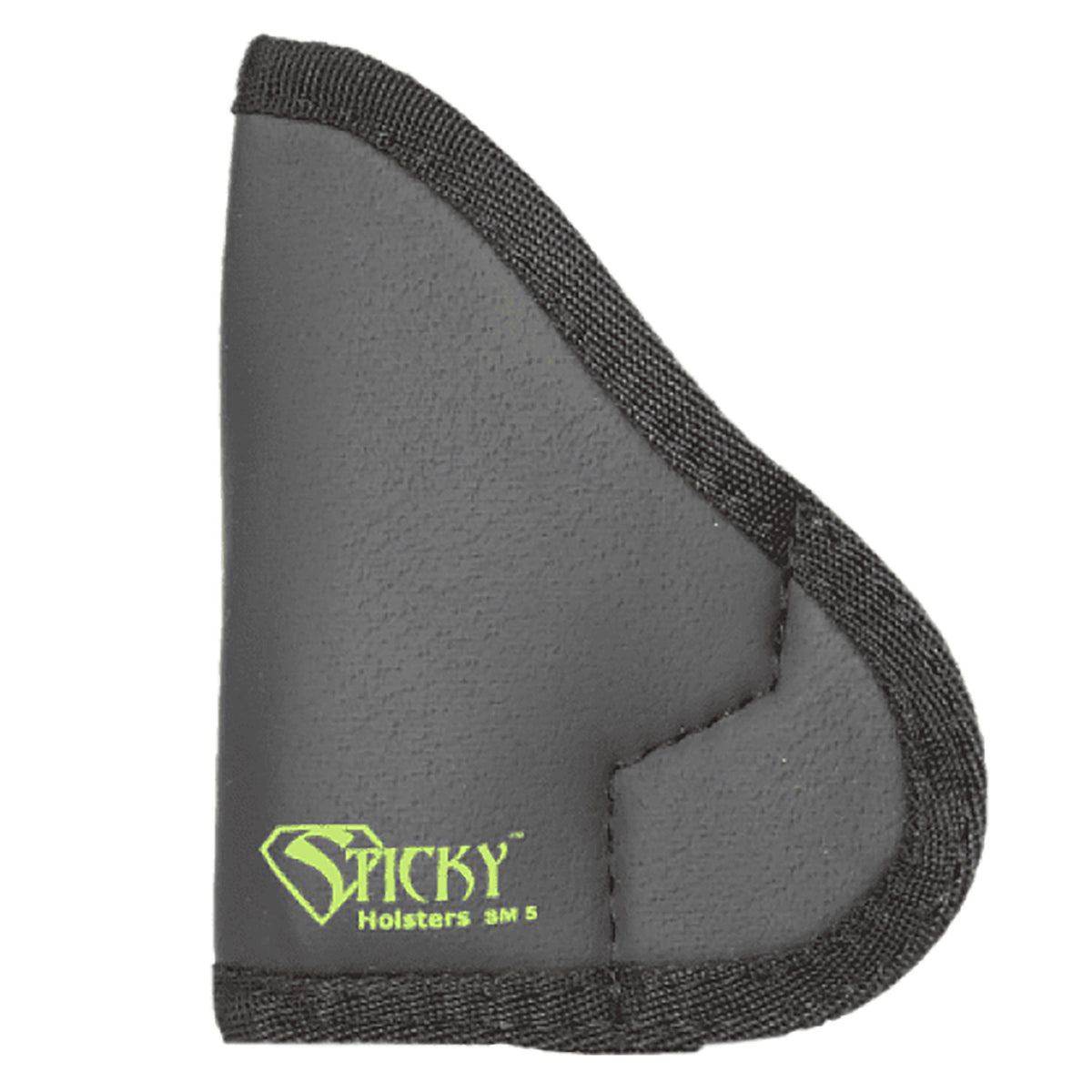 Sticky Holsters SM5 IWB Size 5 Black Cordura Foam Right Hand Holster Compatible Glock 42 Sig P938 Kimber Micro