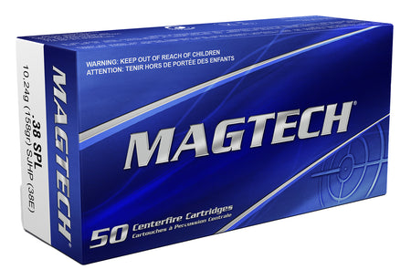 Magtech Range/Training Semi Jacketed Hollow Point 158 Grain .38 Special 807 fps