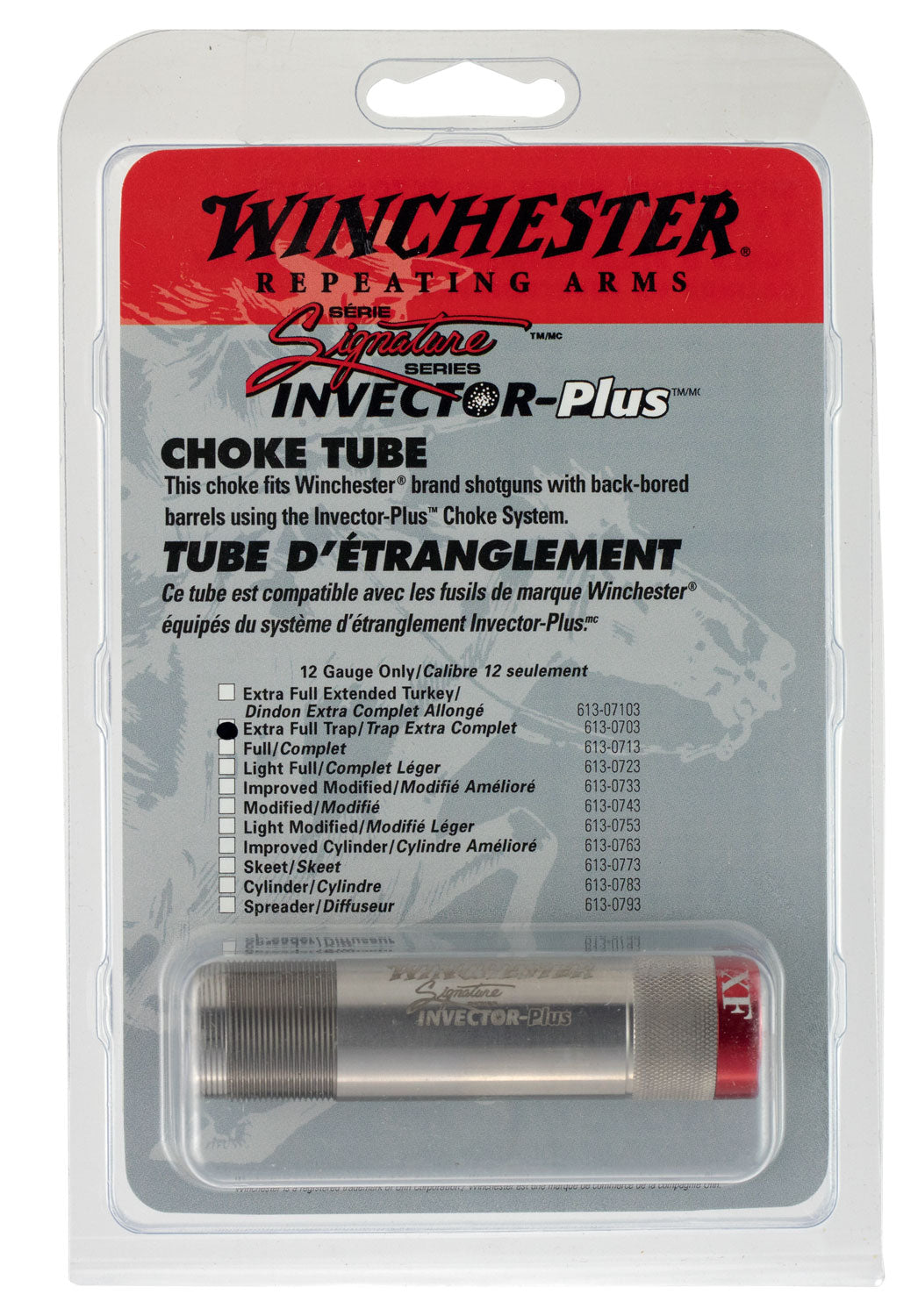 Winchester Invector Plus Signature 12 Gauge Light Mod Choke Tube 17-4 Stainless Steel