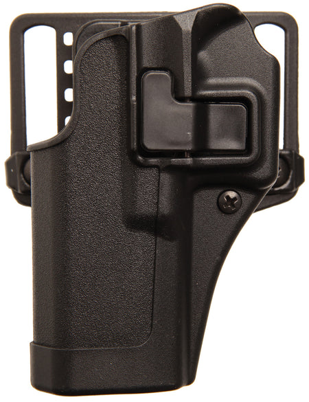 Blackhawk Serpa CQC OWB Retention Holster Size 20 Matte Black Polymer Belt Loop and Paddle Platform S&W J Frame 2 Inch Left Hand