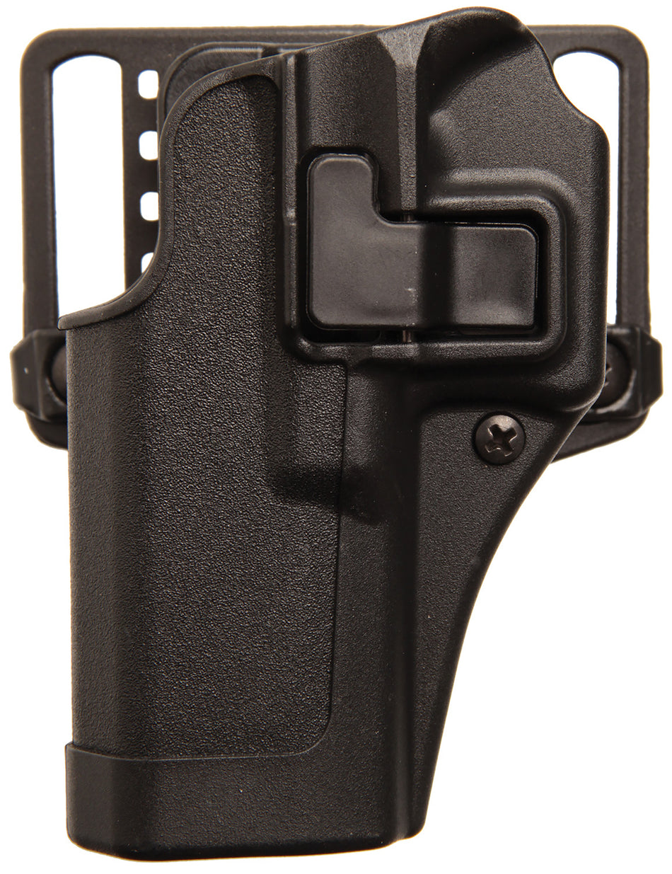 Blackhawk Serpa CQC OWB Retention Holster Size 20 Matte Black Polymer Belt Loop and Paddle Platform S&W J Frame 2 Inch Left Hand