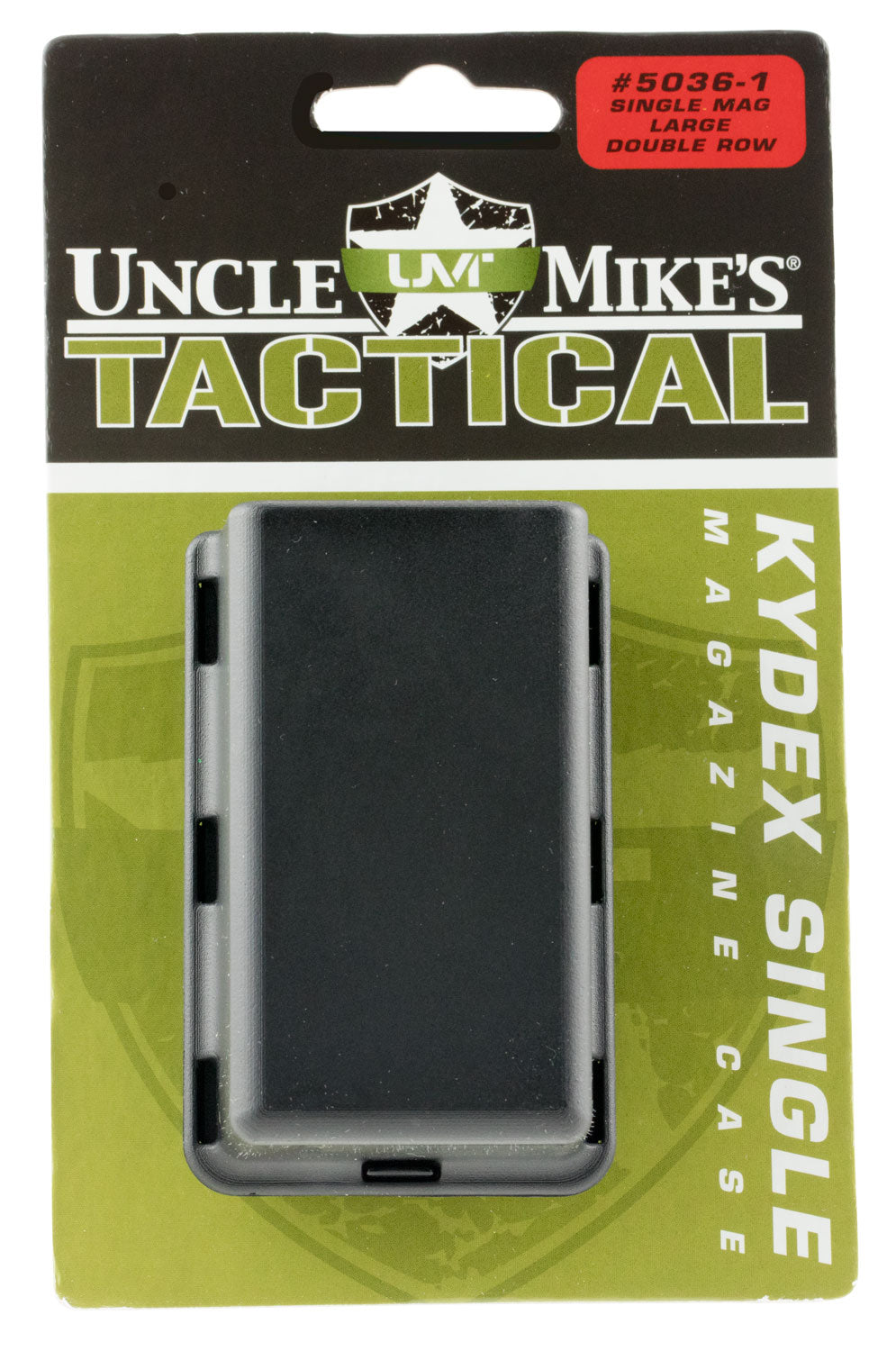 Uncle Mike's 50361 Single Kydex Magazine Case 45 ACP 10mm Black 1.75" Belt or Waistband