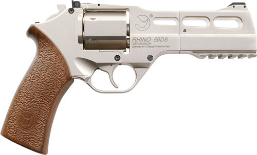Chiappa Rhino .177 Caliber CO2 BB Pistol 50DS Nickel 6-Shot