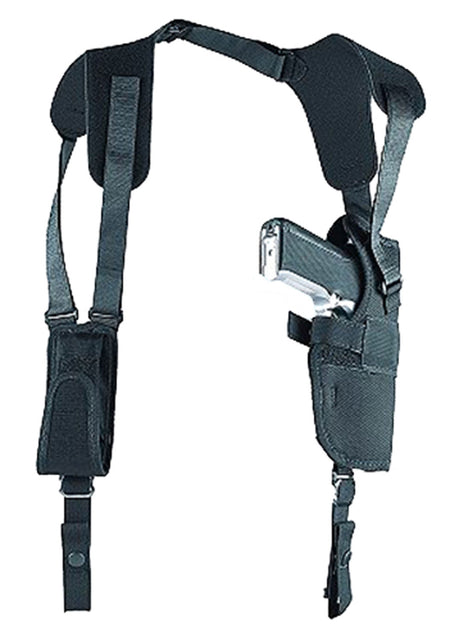 Uncle Mike's Sidekick Vertical Shoulder Holster Size 0 Right Hand Black Cordura Harness Small/Med DA Revolver 2-3" Barrel