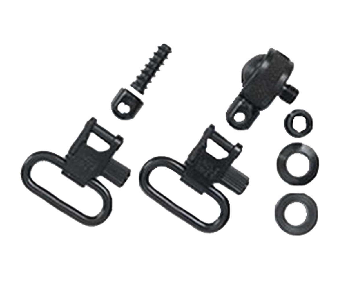 Uncle Mike's Magnum Swivel Set 15612 Blued 1" QD Sling Loop for Pump and Semi-Automatic Shotguns