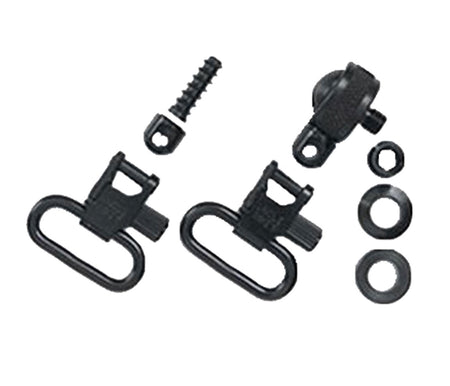 Uncle Mike's Magnum Swivel Set 15612 Blued 1" QD Sling Loop for Pump and Semi-Automatic Shotguns