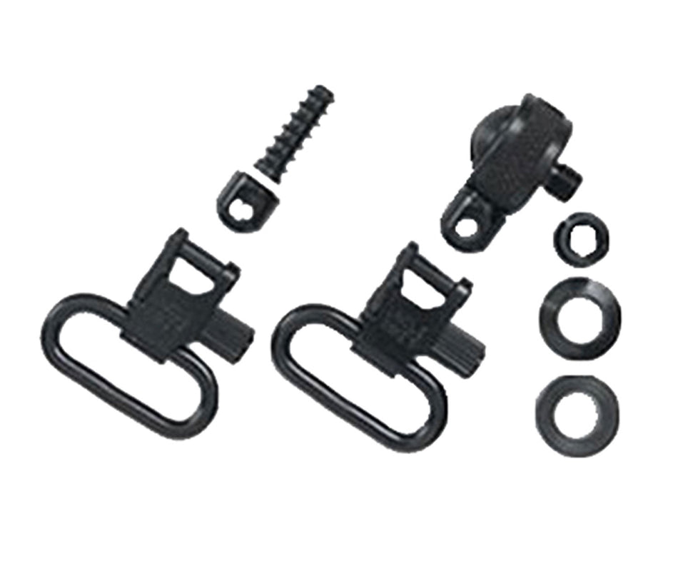 Uncle Mike's Magnum Swivel Set 15612 Blued 1" QD Sling Loop for Pump and Semi-Automatic Shotguns