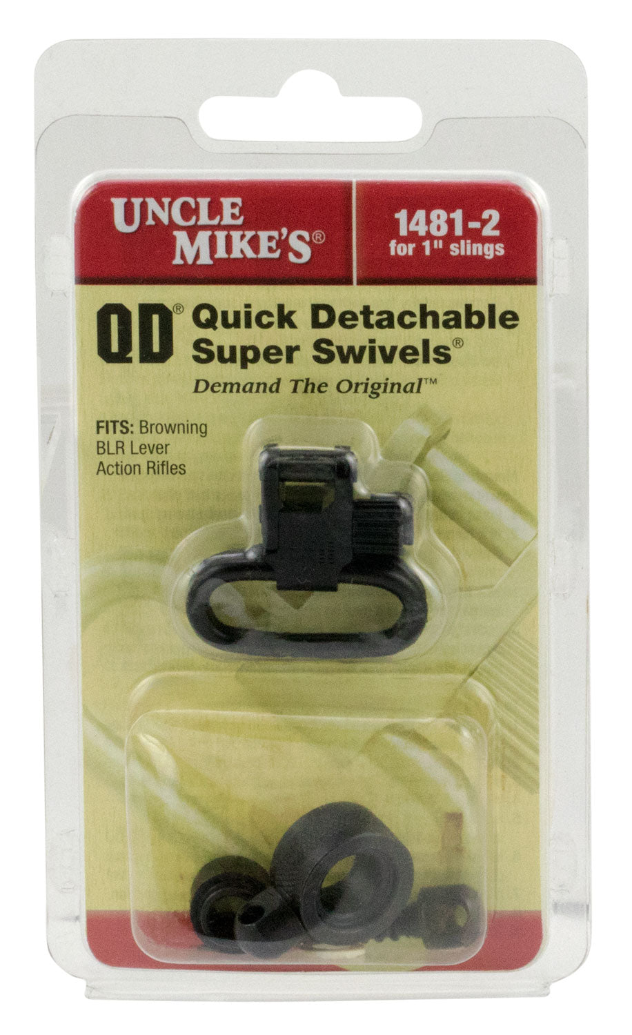 Uncle Mike's Super Swivel 14812 Blued 1" QD Loop Sling Swivel for Browning BLR (Excludes BLR Lightning)