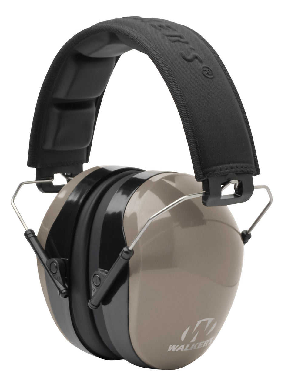 Walker's Advanced Passive Shooting Muff 26 dB Black/Flat Dark Earth ANSI S3.19 Rated