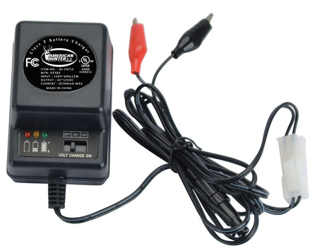American Hunter BLC612 Switchable 6V or 12V Feeder Battery Charger 110 Volt