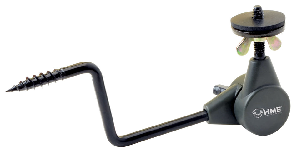 HME Easy Aim Trail Camera Holder with 360-Degree Rotation Black Metal