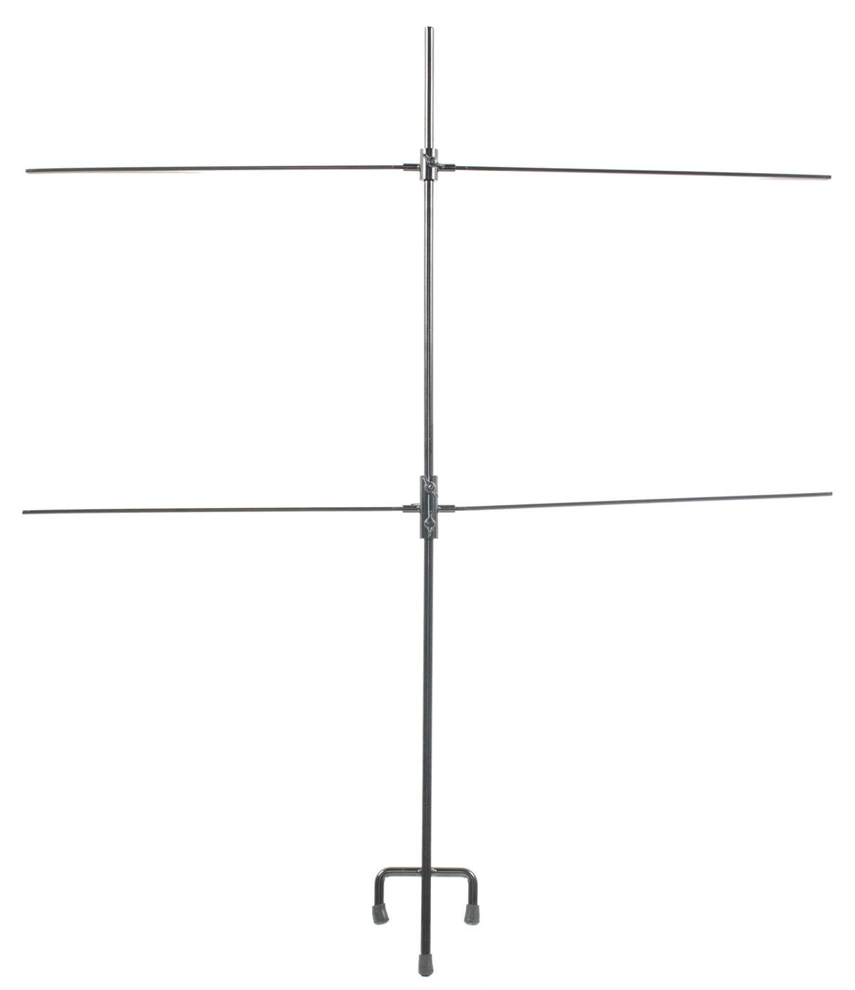 SME Double Paper Shooting Target Stand, Black Steel Frame, Adjustable Bar, 8 Clips
