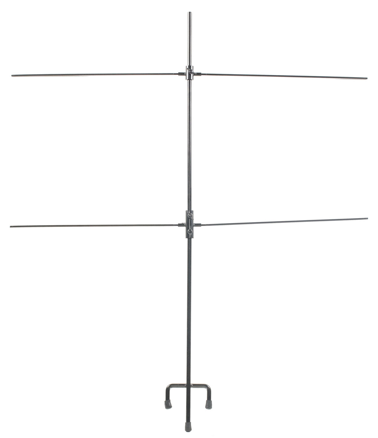 SME Double Paper Shooting Target Stand, Black Steel Frame, Adjustable Bar, 8 Clips