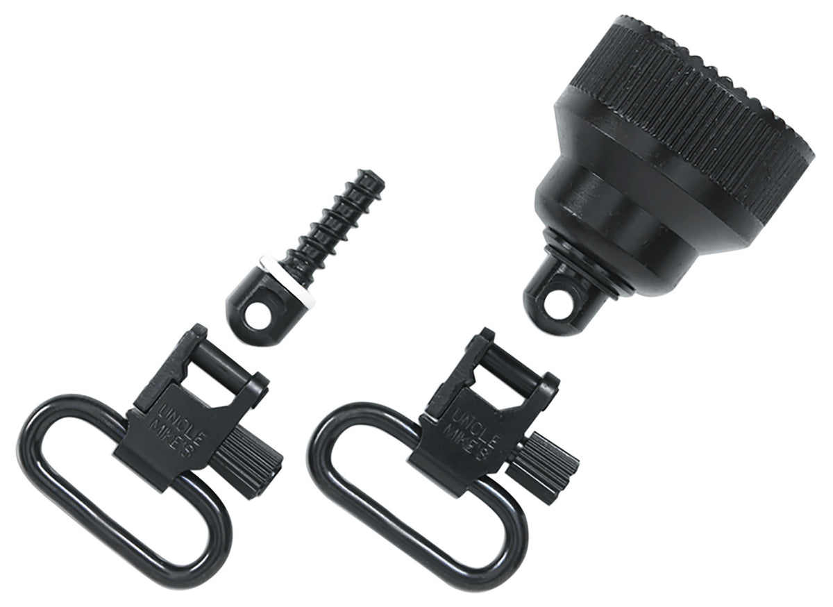 Uncle Mike's 18015 Remington 870 20 Gauge Mag Cap Sling Swivel Set Steel Blued