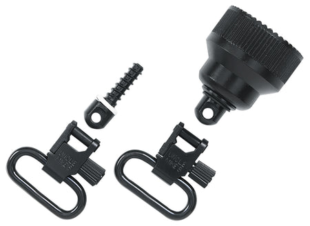 Uncle Mike's 18015 Remington 870 20 Gauge Mag Cap Sling Swivel Set Steel Blued