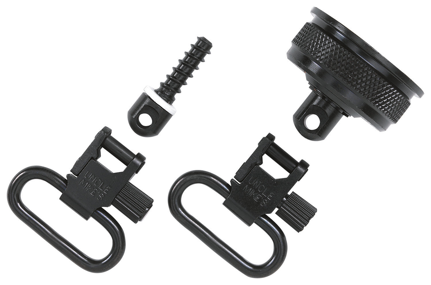 Uncle Mike's 18032 Remington 11-87 12 Gauge Mag Cap Sling Swivel Set Blued Steel