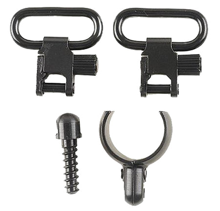 Uncle Mike's Magnum Band Swivel Set 15912 Blued 1" QD Sling Loop for 12 Gauge Single/Over-Under Shotgun