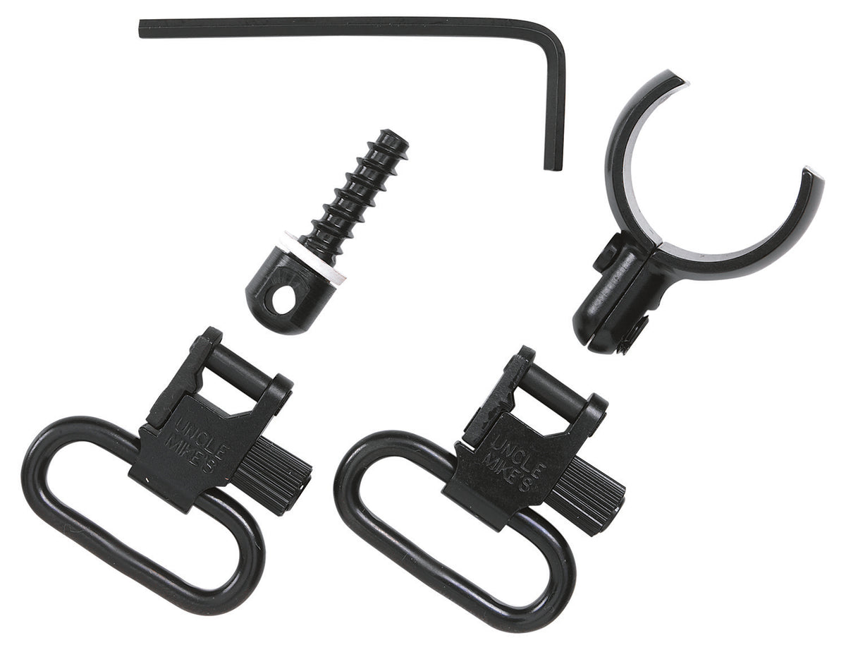 Uncle Mike's 15922 Winchester 101 201 12 Gauge O/U Magnum Band Sling Swivel Set Blued