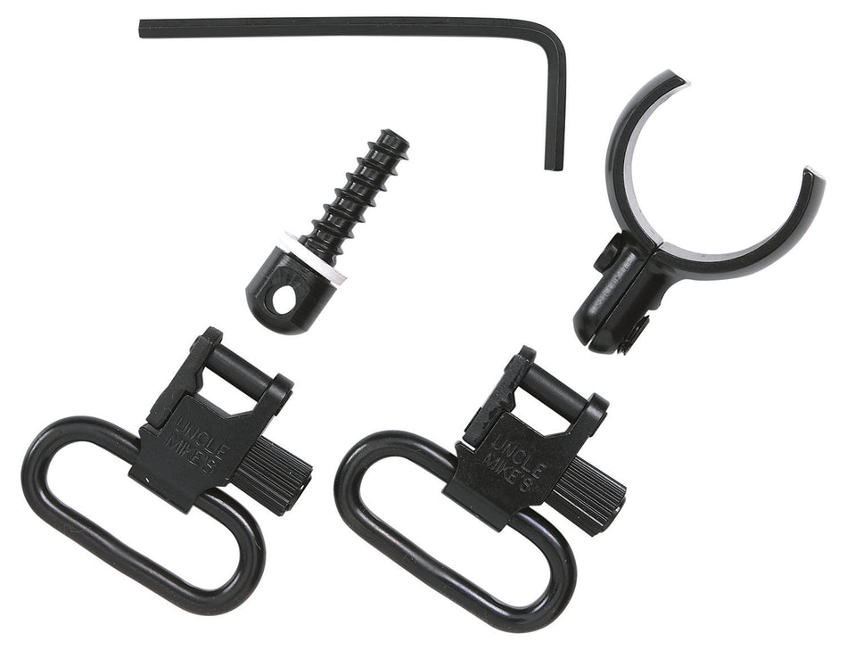 Uncle Mike's 15922 Winchester 101 201 12 Gauge O/U Magnum Band Sling Swivel Set Blued