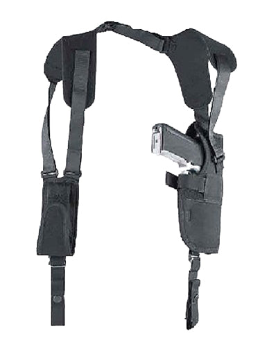Uncle Mike's 75051 Vertical Shoulder Holster Pro-Pak Size 05 Nylon Black Large Semi-Auto 4.5-5" Barrel