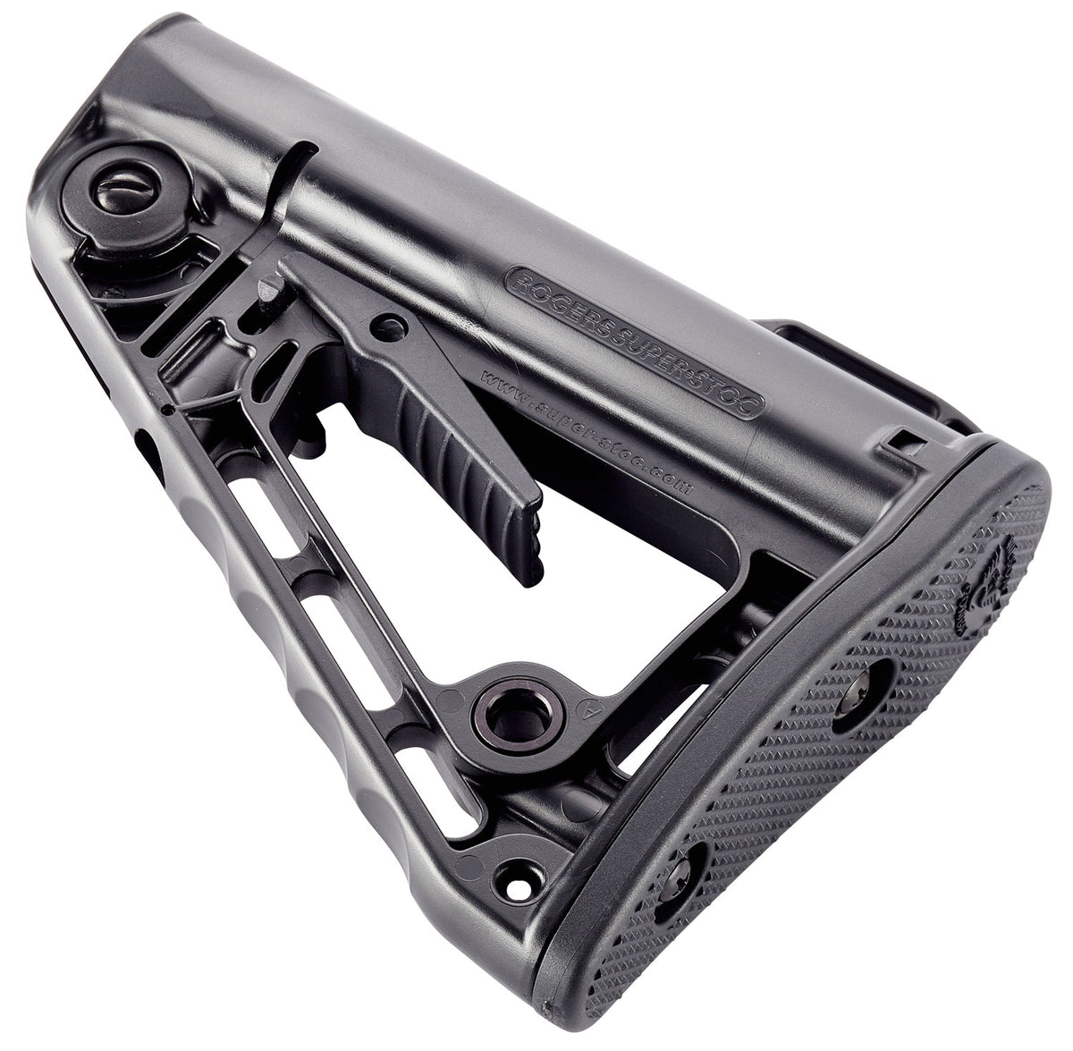 Wilson Combat Rogers Super-Stoc AR/M4 Collapsible Stock Black Synthetic Cam-Lock System