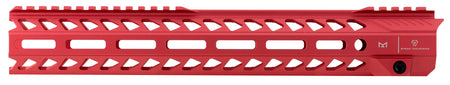 Strike Industries AR-15 M-LOK 13.5" Handguard Rail Red Aluminum with QD Sockets